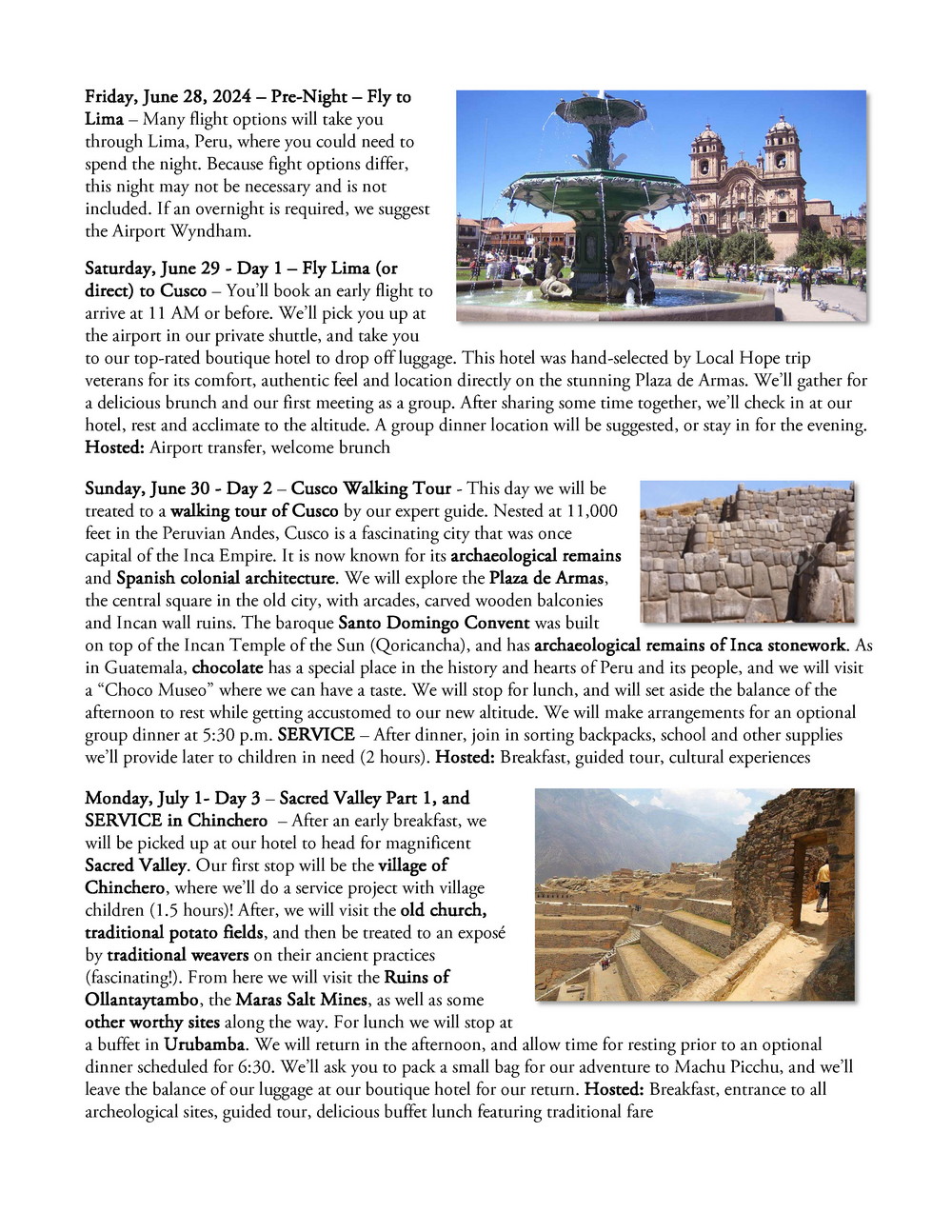 Machu Picchu Page 3