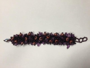 Bracelet - Midnight Purple with Amethyst
