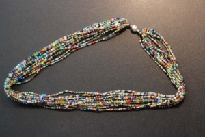 Necklace - 12-Strand Mutli-Color Beads